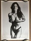 Vintage Original 1980s Cindy Crawford Sexy Pinup Poster Super Model Memorabilia
