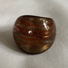 Vintage Marigold Lucite/Resin Domed Ring Size 14 Great Summer Look