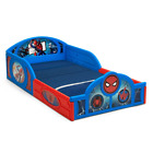 Delta Children Marvel Spider-Man Sleep and Play Toddler Bed with Built-in Guardr