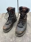 CHIPPEWA MEN'S 10.5 - 10 1/2 XW LACE UP LOGGER WORK BOOTS STEEL TOE BROWN USED