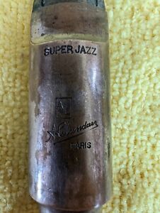 A. Lelandais Super Jazz III Metal Alto Saxophone Mouthpiece Needs Bite Plate