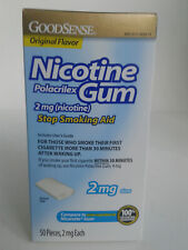 GoodSense Nicotine Polacrilex Original Flavor Gum 2mg (Nicotine) 50 Count
