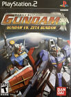 Mobile Suit Gundam: Gundam vs. Zeta Gundam PS2   COMPLETE CIB Tested RARE Anime