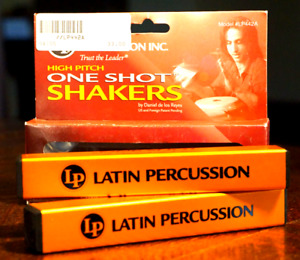 Set of Latin Percussion High Pitch One Shot Shakers LP442A - 6 1/4