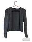 Aqua 100% Cashmere Cropped Open Cardigan Sweater Sz XS