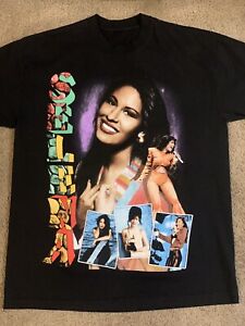Y2k Vintage Selena Quintanilla AOP Bootleg Rap Tee All Over Print XL
