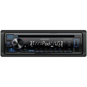 KENWOOD KDC-BT282U CD Car Stereo - Single Din, Bluetooth Audio, USB MP3, FLAC...