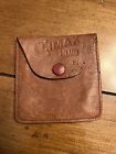 New ListingVINTAGE Climax Plug Chewing Tobacco Leather Pouch With Snap Flap Memorabilia
