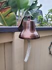 Nautical Bronze Finish Aluminum Ship Bell with Rope - Antique Bronze Dinner Bell