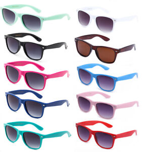 Retro Classic Sunglasses 80's Vintage Men Women Eyewear Hipster Nerdy UV 100%