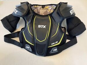 Lacrosse Pads STX Stallion 200 Lacrosse Shoulder Chest Rib Protector Size Small