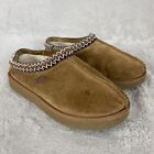 UGG Tasman Women Slippers Size 9 Chestnut Suede Sheepskin Slip On Loafers Shoes