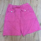 Vintage pink White Fleck Skorts Shorts skirt 28” waist