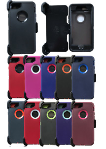 For iPhone 8/7/6/5/5S/Plus/SE 2/ Case With (Belt Clip Fits Otterbox Defender)