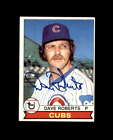 Dave Roberts Signed Original 1979 Topps Chicago Cubs Autograph