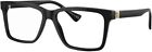 Versace VE 3328 GB1 Black Plastic Rectangle Eyeglasses 54mm