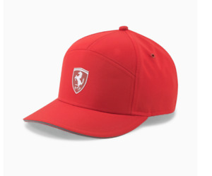 PUMA ORIGINAL CAP FERRARI LS MOTORSPORT BASEBALL CAP SPORT HAT UNISEX RED HAT