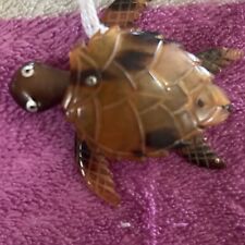 New ListingVTG Celuloid Tortoise Movable Head & Tail-Pin Holds Head & Tail-C Clasp 2”