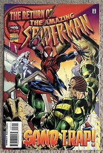 Amazing Spider-Man #407 (1996 Marvel Comics) Sandman, Silver Sable, VF/NM