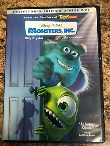 Monsters, Inc. (DVD, 2001, 2-Disc, Collectors Edition, Disney Pixar) - STK