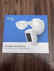 New ListingRing Floodlight Cam Pro Outdoor Wired Wi-Fi 1080p Network Camera - White