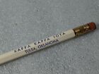 Tulsa OK KAPPA KAPPA IOTA Fraternity Educators Vtg Unsharpened Pencil Oklahoma