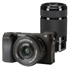 Sony a6400 Mirrorless Camera w/ 16-50mm & 55-210mm Lenses (Black)