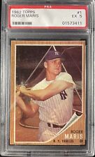 1962 Topps Roger Maris Yankees #1  - PSA 5 - EXCELLENT (JB4557)