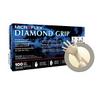 Microflex MF300L-CASE Diamond Grip Large Disposable Latex Gloves - 1,000pk