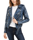 Calvin Klein Jeans Faux-Leather Moto Jacket 5B 1701