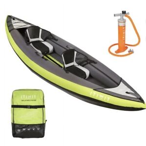 Decathlon Itiwit Inflatable Recreational Sit on Kayak with Pump 4422479 ReadDESC