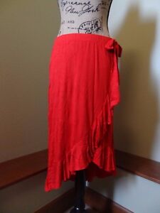 New Disney Pirates of the Caribbean Cosplay Skirt Junior's S, M, L, XL, Red