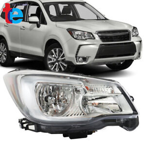 For 2017-2018 Subaru Forester Headlight Halogen Factory w/Bulb Black Right Side (For: More than one vehicle)