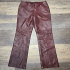 INC Leather Bootcut Pants