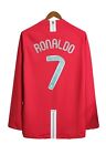 Retro Cristiano Ronaldo 2007/2008 UCL Final Manchester United Long Sleeve Jersy