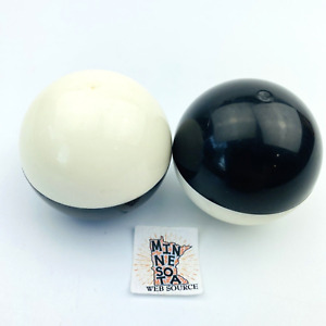 2 Knex Balls Black White Motorized Madness Machine - K'nex Replacement Parts
