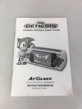 SEGA Gensis Replacement Instruction Manual Ultimate Portable Game Player GP2632