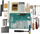 Leather Craft Tools, Hand Sewing Stitching Leather DIY Stamping Working Kit Set