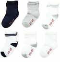 Hanes Childrens / Toddler Boys 6-Pack Crew Socks Size 2T-3T BUY MORE & SAVE 25%!