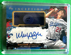 2021 Topps Inception - Walker Buehler - Button Relic with Auto /6