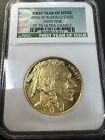 New Listing2006-W $50 PROOF GOLD BUFFALO 1oz PF70 ULTRA-CAMEO NGC FIRST YEAR LABEL!
