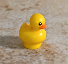 LEGO Rubber Duckie Yellow Orange Beak DUCK Ducky Bath Tub Toy Sesame Street