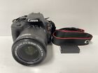 Canon EOS Rebel SL1 With Canon EFS IS 18-55MM, Canon EFS 55-250mm No Charger