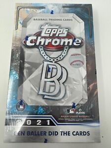 2021 Topps Chrome Ben Baller MLB Baseball Factory Sealed Exclusive Hobby Box New