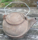 Cast Iron Swivel Lid Tea Kettle vintage tea pot sliding
