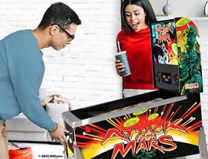 Williams Virtual Pinball - When Mars Attack  ( New In Box )  Ten Games In One