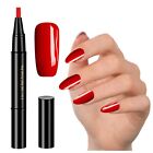 01 Red Collection Step Nail Gel Pen 3 In 1 Nail Art Pencil Nail Gel Oil 2ML