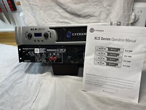 Crown XLS1500 2-Channel Rack Mountable High Intensity Power Amplifier