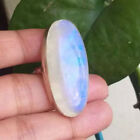 Large Moonstone Ring 925 Sterling Silver Rings Statement Women Lovely Ring HM443