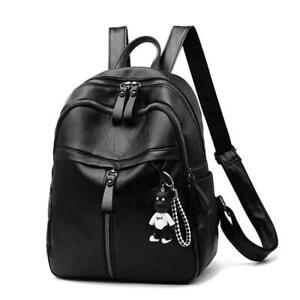 New Black School Bags for Women High Capacity Waterproof College Backpack Bag
